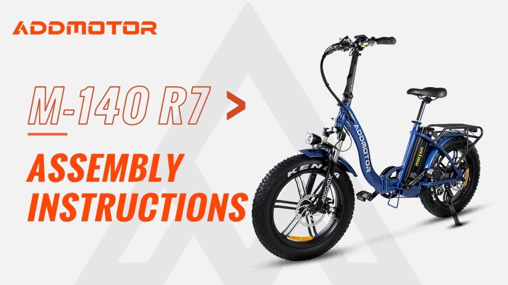 addmotor electric bike manual - Addmotor M- Electric Bike Assembly Tutorial & Operations Guide
