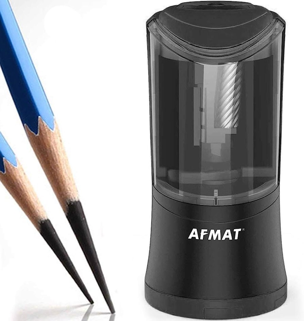 Picture of: AFMAT Long Point Pencil Sharpener, Artist Electric Pencil Sharpener,  Charcoal Pencil Sharpener, Art Pencil Sharpener for –