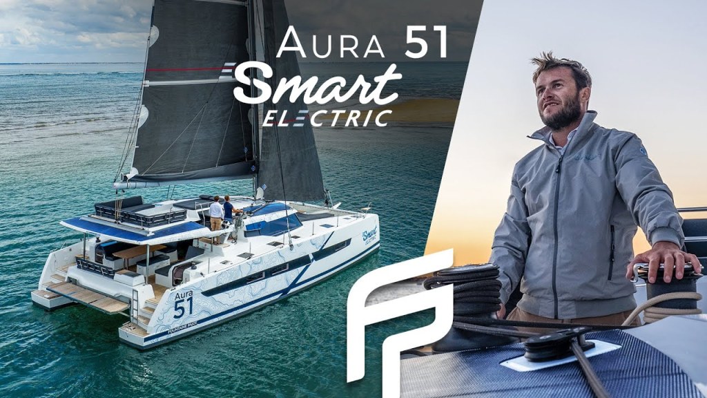 aura 51 smart electric - Aura  Smart Electric, the new eco-friendly catamaran  by Fountaine Pajot