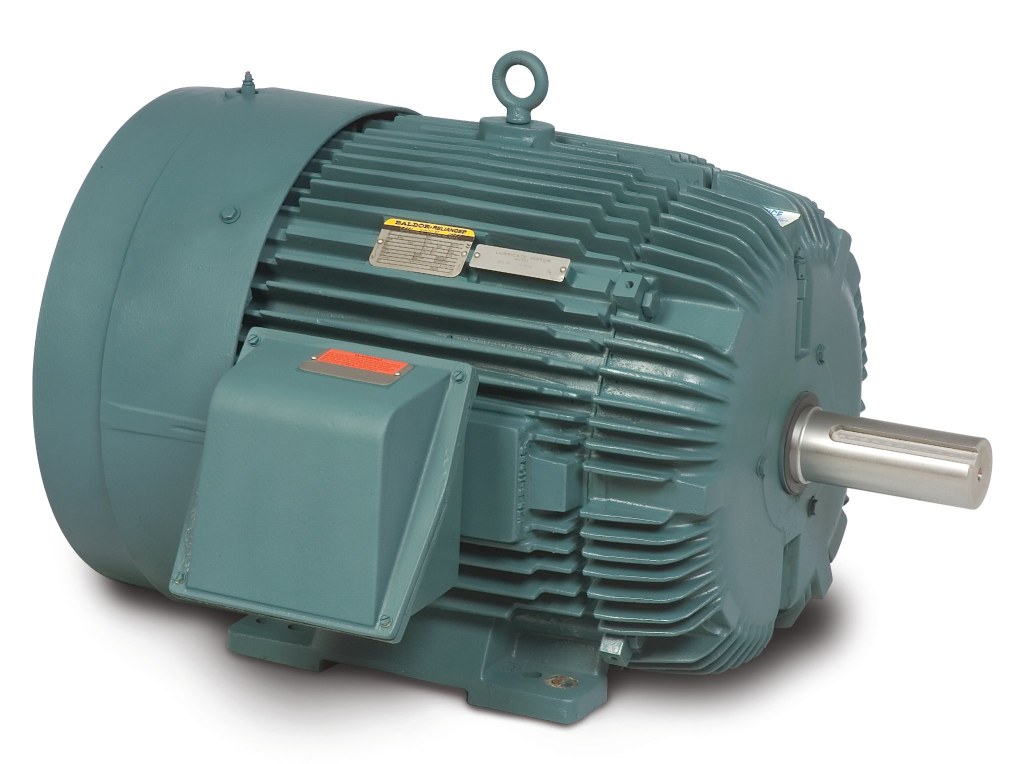 Picture of: BALDOR ECPT- Three Phase, Totally Enclosed, Foot Mounted, Severe Duty  Motor,  hp,  RPM, PH,  Hz, 05T, A006M, TEFC, V, Steel