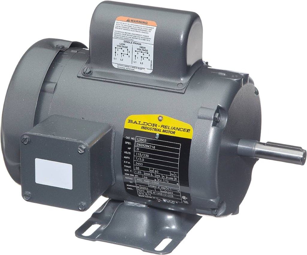 Picture of: BALDOR ELECTRIC, L, Motor, / HP,  RPM, 5/30V,
