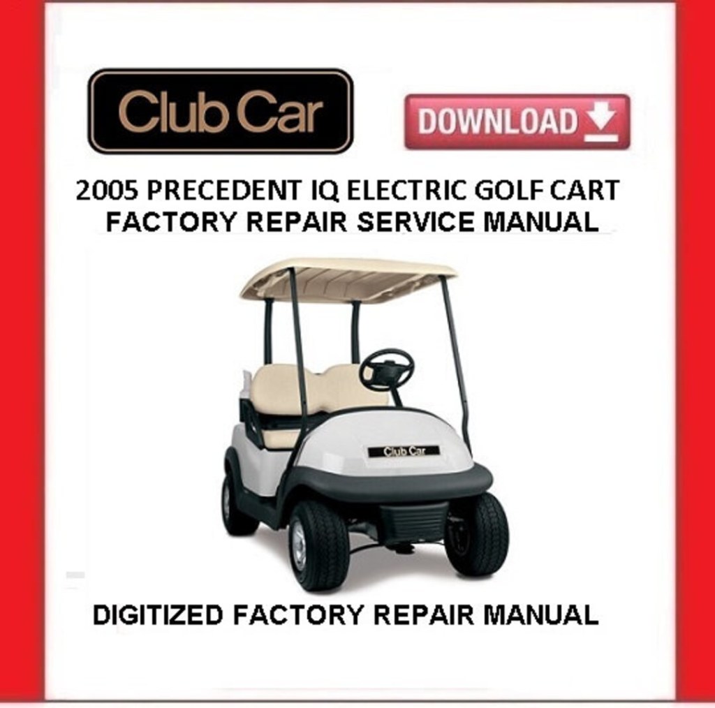 Picture of: CLUB CAR Precedent IQ Electric Golf Cart Service Repair – Etsy
