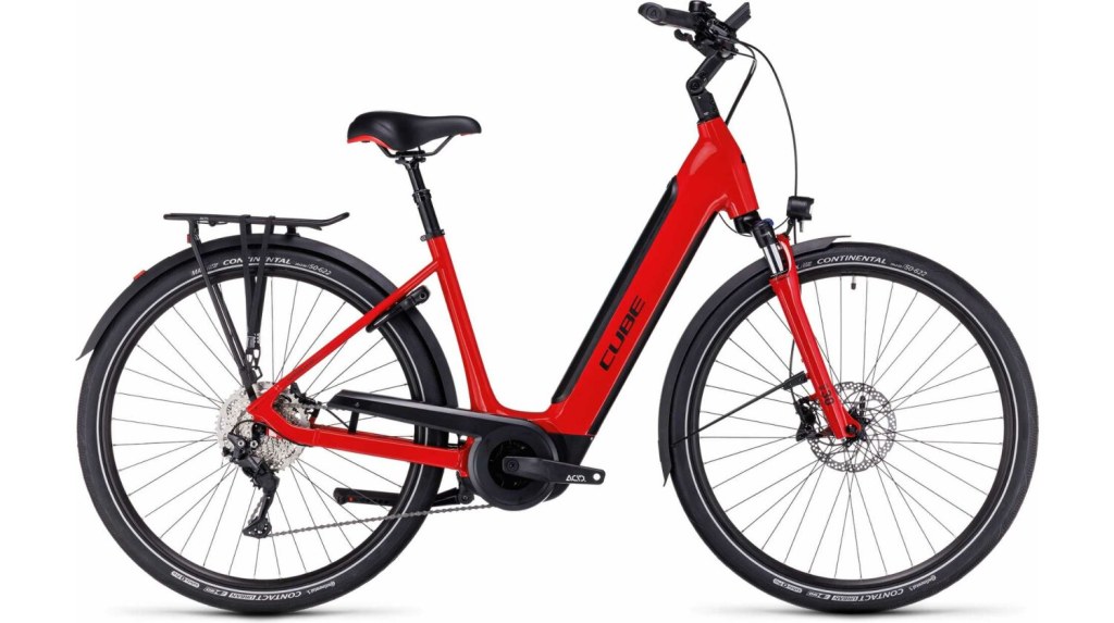 Picture of: Cube Supreme Sport Hybrid Pro  Wh E-Bike Easy Entry ” red´n´black