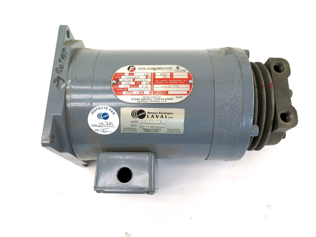 Picture of: Doerr Electric / FIFE BJ Electric Motor / Hp Vac 75/45rpm