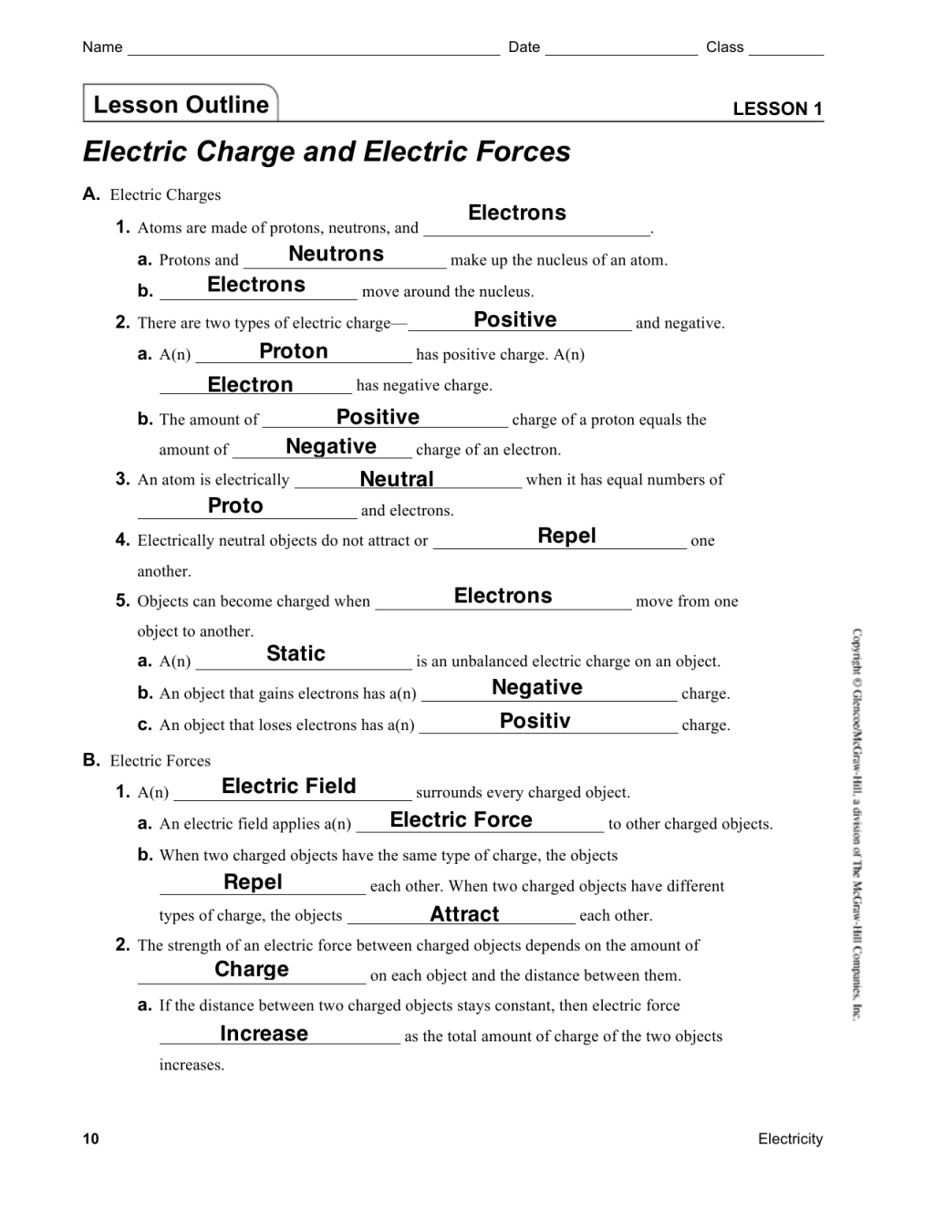 Picture of: Electric Charges