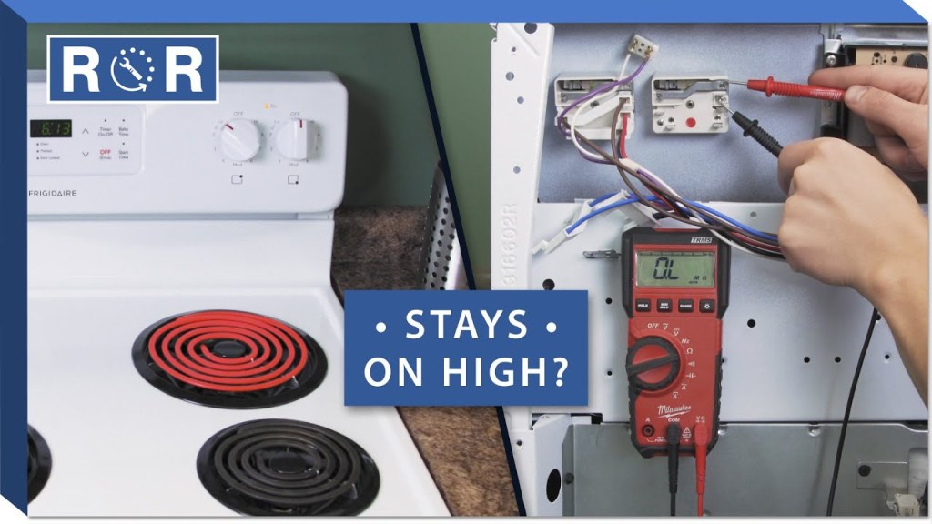 Picture of: Electric Stove Stays on High – Troubleshooting  Repair & Replace