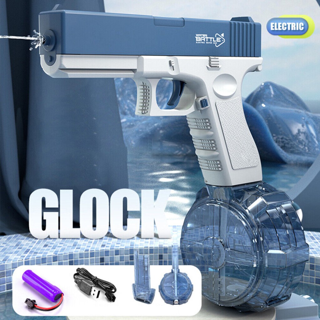 Picture of: Electric Water Guns Pistol for Adults & Children Summer Pool Beach Toy  Outdoor