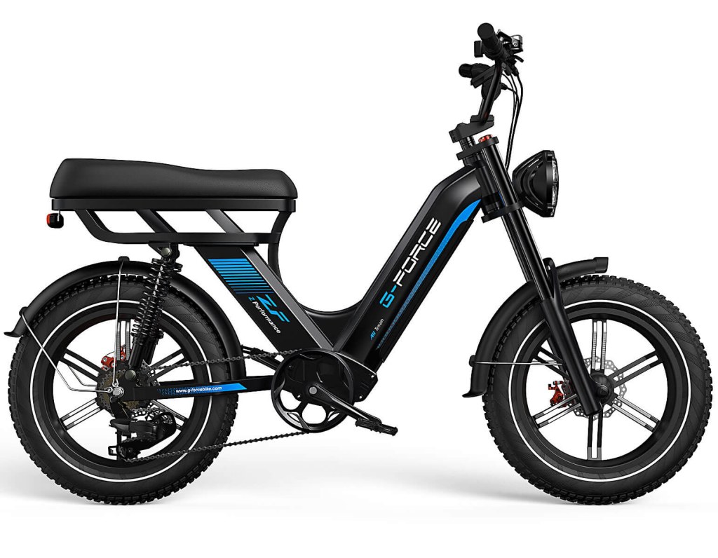 Picture of: G-FORCE ZF Moped-Style Electric Bike – g-forcebike-ca