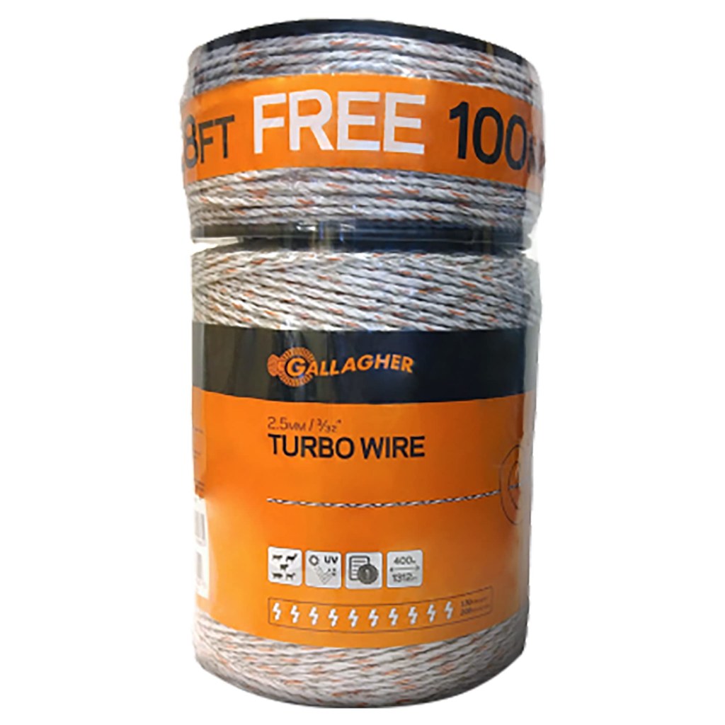 Picture of: Gallagher G Electric Turbo Wire Fence,  Feet, White