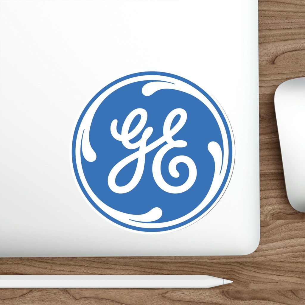 Picture of: General Electric GE STICKER Vinyl Die-Cut Decal – The Sticker Space