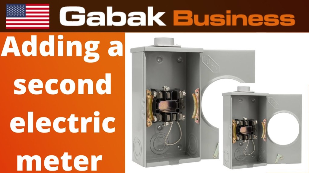 adding a second electric meter - How to add a secondary electric meter? ideal roomate RV one circuit - Gabak  Business - Barrandeguy