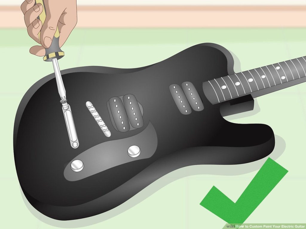 Picture of: How to Custom Paint Your Electric Guitar (with Pictures) – wikiHow