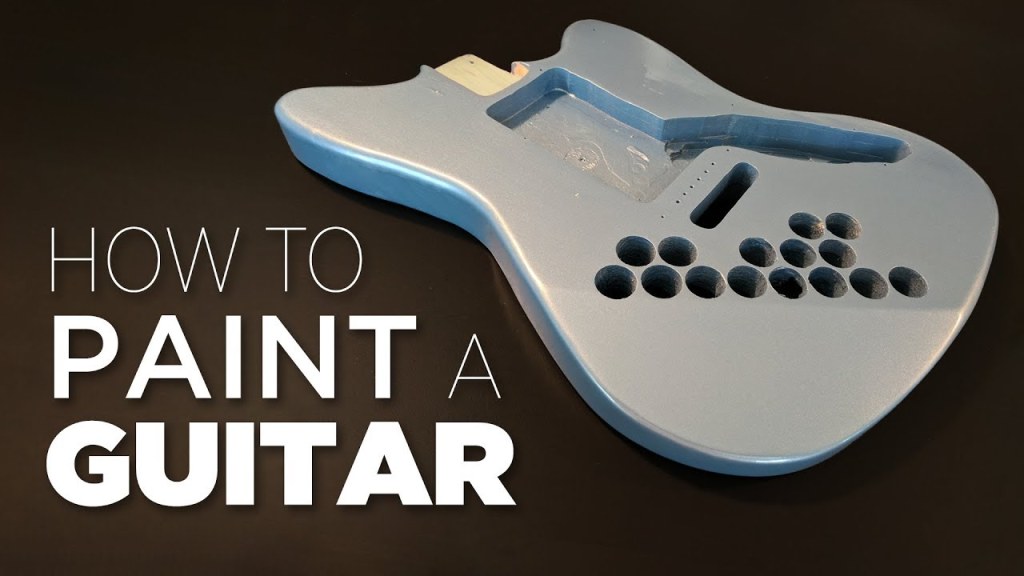 Picture of: How To Spray Paint A Guitar – Start to Finish
