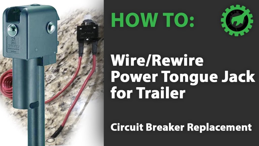 Picture of: How To: Wire/Rewire a Power Tongue Jack for a Trailer