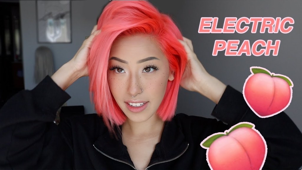 Picture of: I dye my hair ♡ Electric Peach ♡