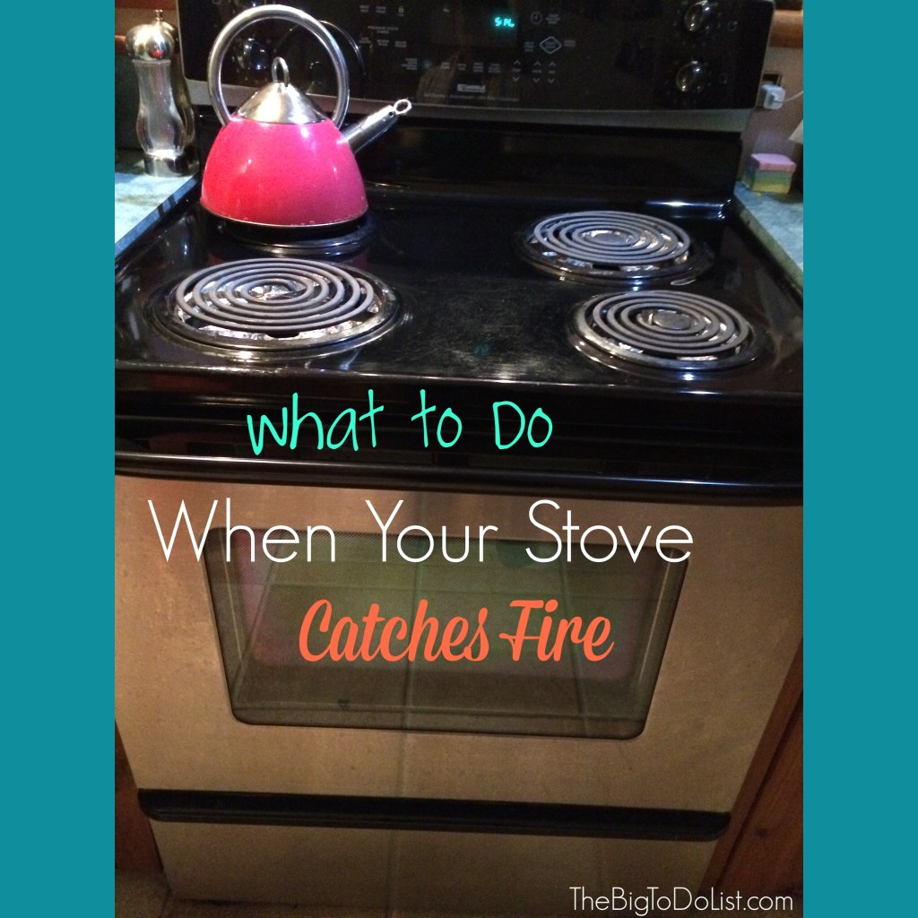Picture of: Kitchen Safety: What Not To Do When Your Stove Catches Fire – The