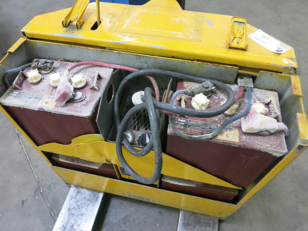 Picture of: Machines Used  Yale  Volt Electric Pallet Jack – with Battery