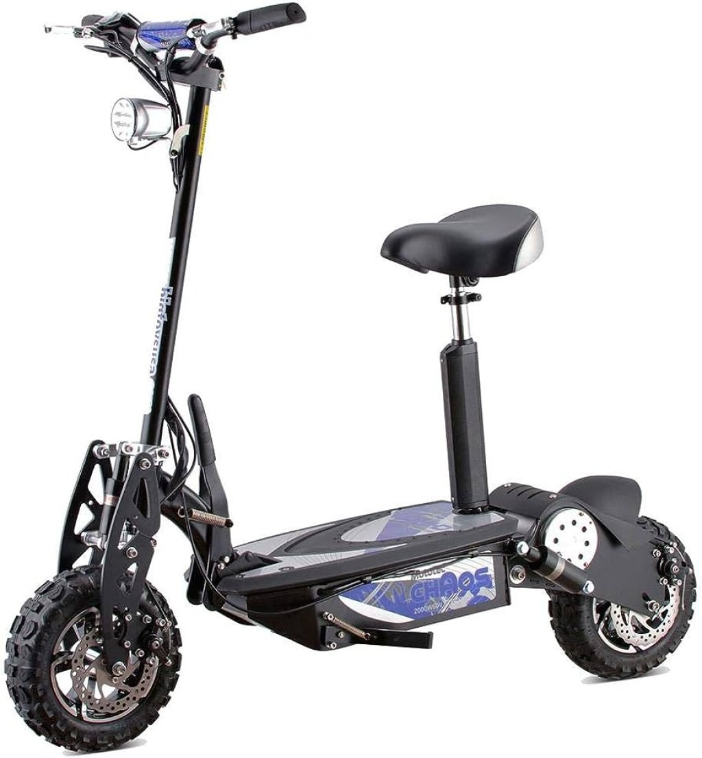 Picture of: MotoTec Chaos w v ah Lithium  MPH Electric Scooter Folding Frame  Seat Included