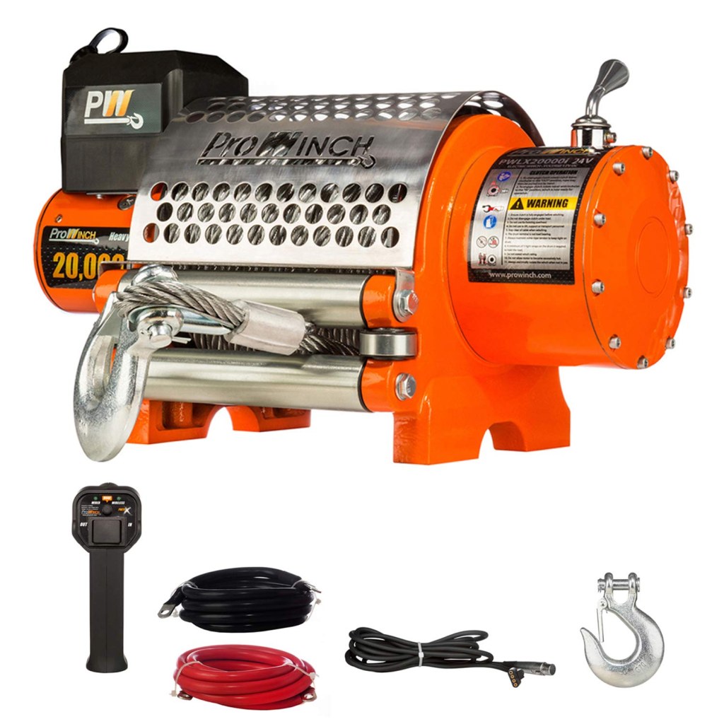 Picture of: Prowinch  lbs Electric Waterproof Winch Wire Rope V Wireless