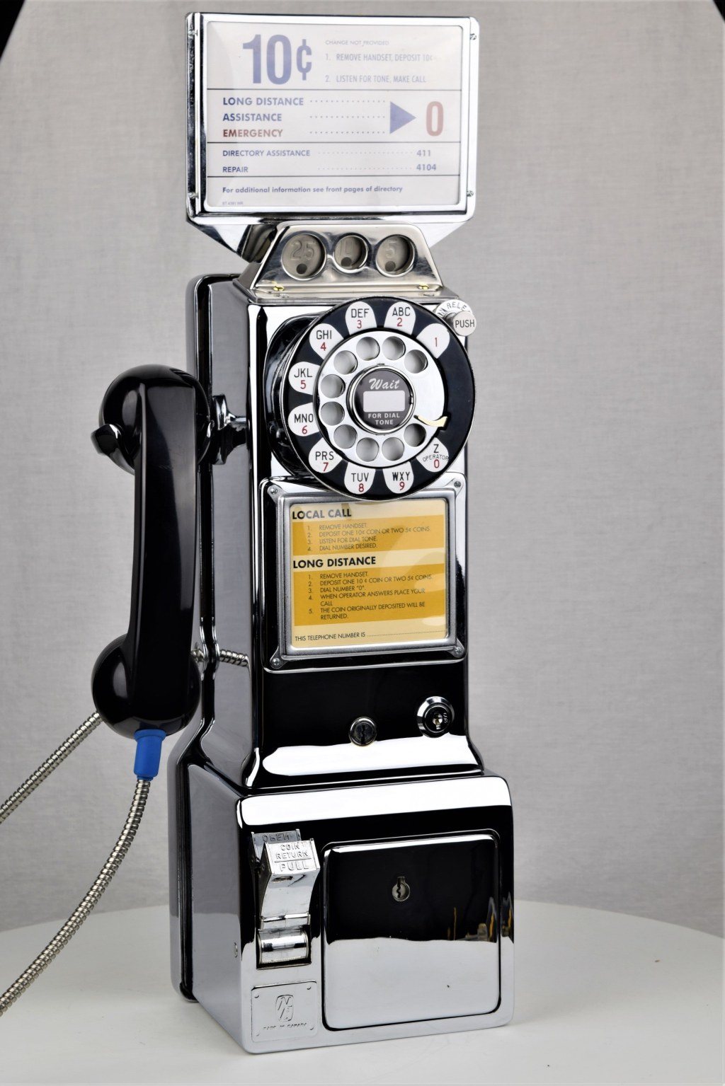 Picture of: s Chrome Payphone – Oldphoneworks – oldphoneworks