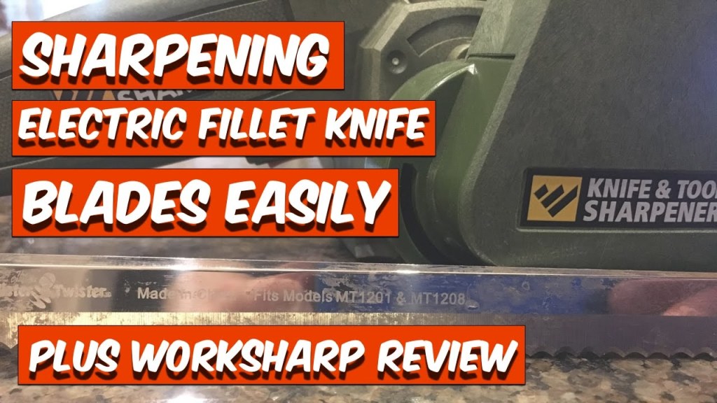 Picture of: Sharpen Electric Fillet Knife Blades Easily (Work Sharp Review)