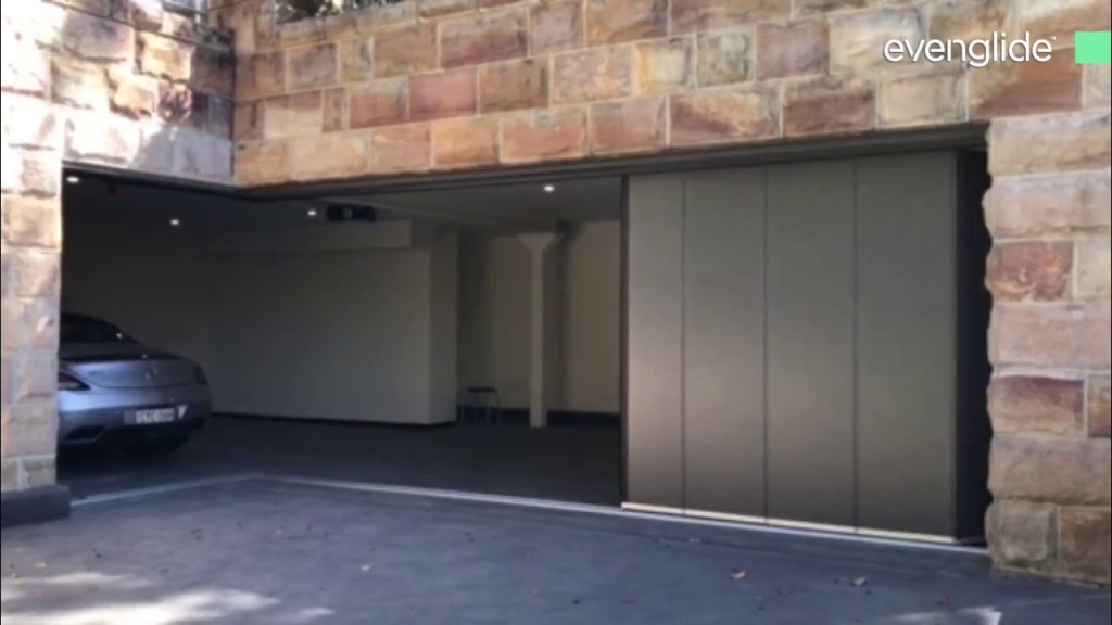 electric sliding garage doors - Side Sliding Sectional Garage Doors   Evenglide