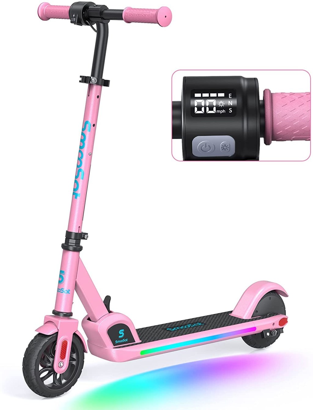 Picture of: SmooSat E PRO Electric Scooter for Children, with Colourful