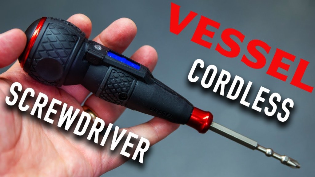 Picture of: VESSEL Cordless Rechargeable Ballgrip Screwdriver